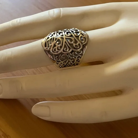 925 Sterling Silver Ring Size 7 - Picture 8 of 9